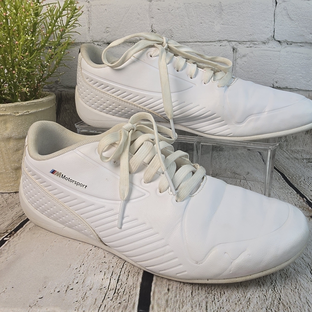 PUMA MOTORSPORTS BMW DRIFT CAT 7S ULTRA SNEAKERS WHITE Mens SIZE 8